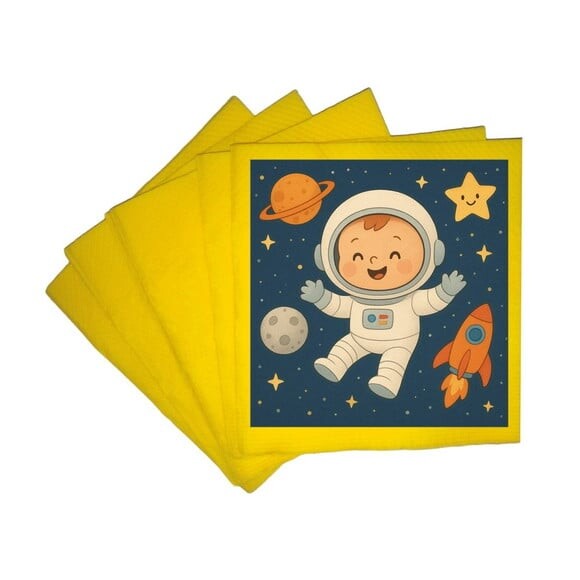 Guardanapo de Papel Personalizado Astronauta Baby