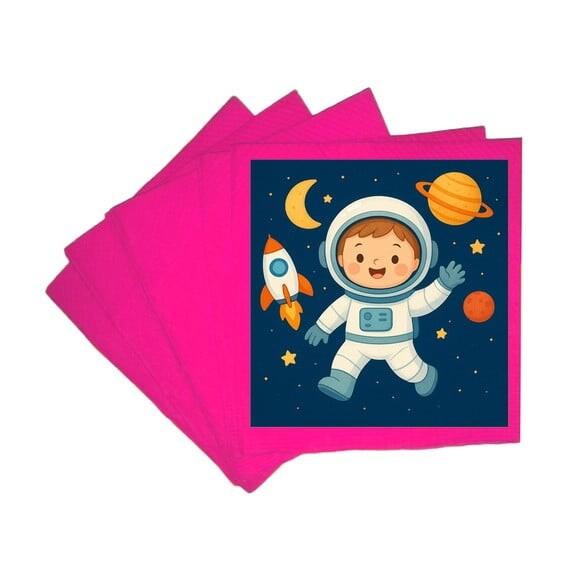 Guardanapo de Papel Personalizado Astronauta