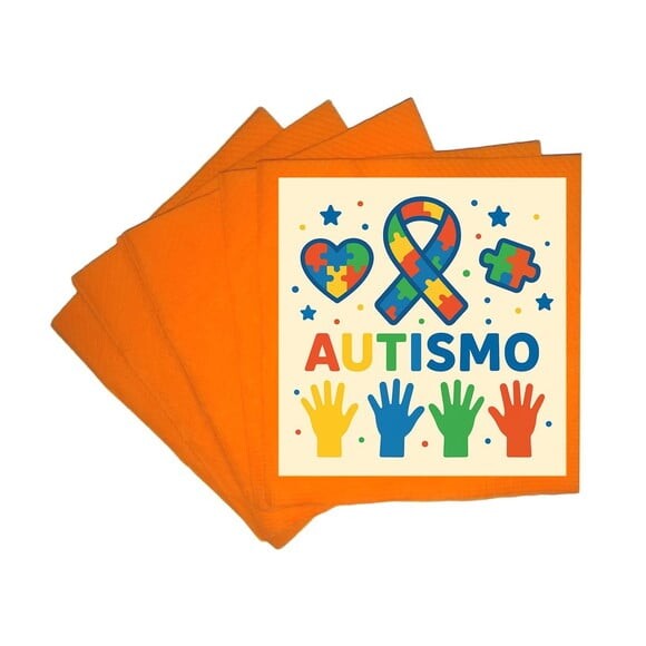 Guardanapo de Papel Personalizado Autismo