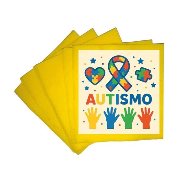 Guardanapo de Papel Personalizado Autismo