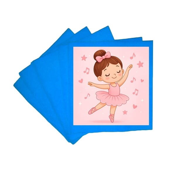 Guardanapo de Papel Personalizado Bailarina