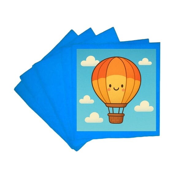 Guardanapo de Papel Personalizado Balão de Ar Quente
