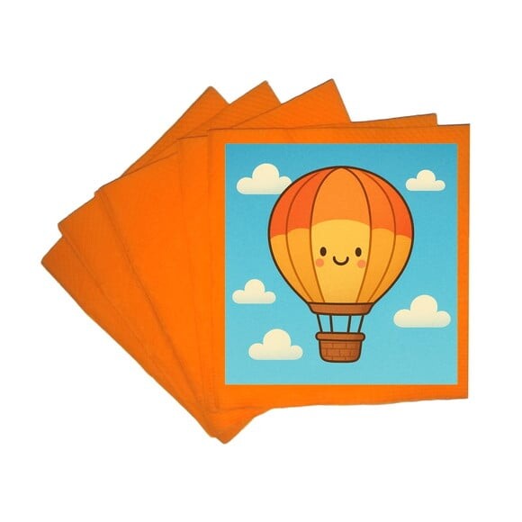 Guardanapo de Papel Personalizado Balão de Ar Quente