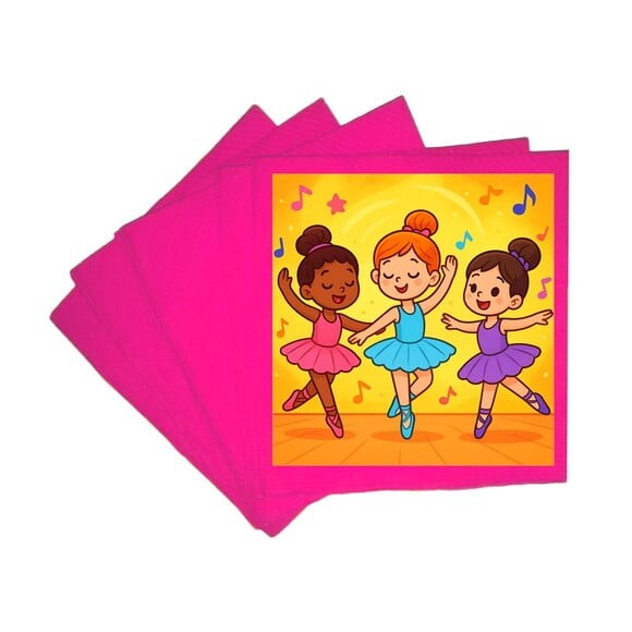 Guardanapo de Papel Personalizado Balé