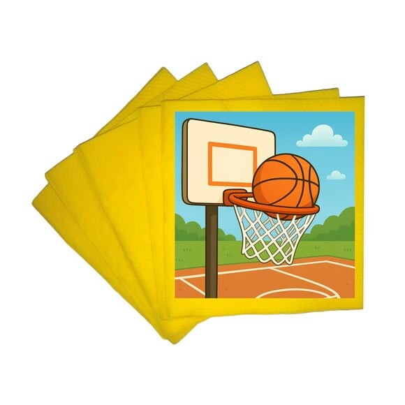 Guardanapo de Papel Personalizado Basquete