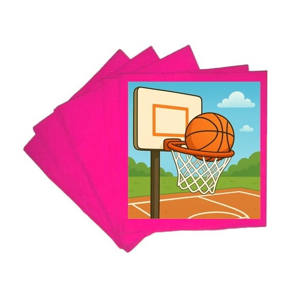 Guardanapo de Papel Personalizado Basquete