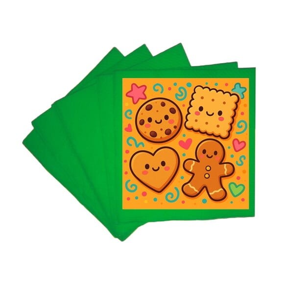 Guardanapo de Papel Personalizado Biscoitinhos