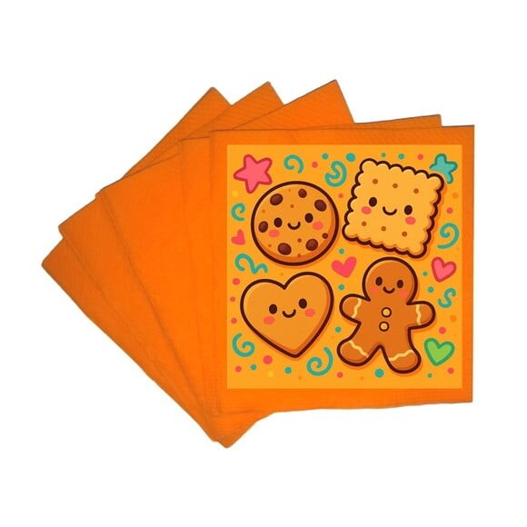 Guardanapo de Papel Personalizado Biscoitinhos