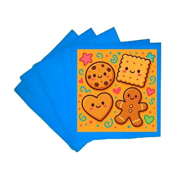 Guardanapo de Papel Personalizado Biscoitinhos