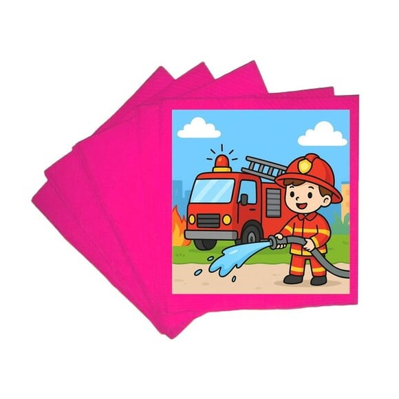 Guardanapo de Papel Personalizado Bombeiros