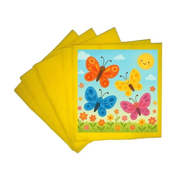 Guardanapo de Papel Personalizado Borboletas