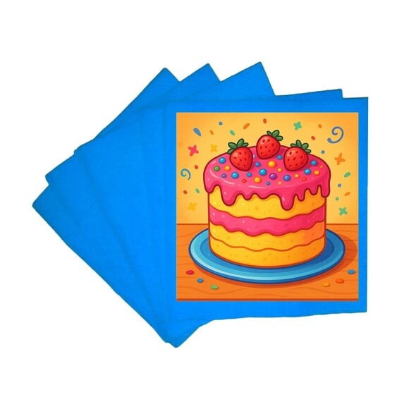 Guardanapo de Papel Personalizado Bolo Confeitado