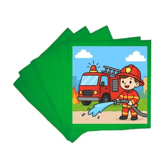 Guardanapo de Papel Personalizado Bombeiros