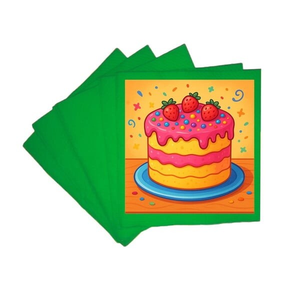 Guardanapo de Papel Personalizado Bolo Confeitado