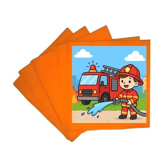 Guardanapo de Papel Personalizado Bombeiros