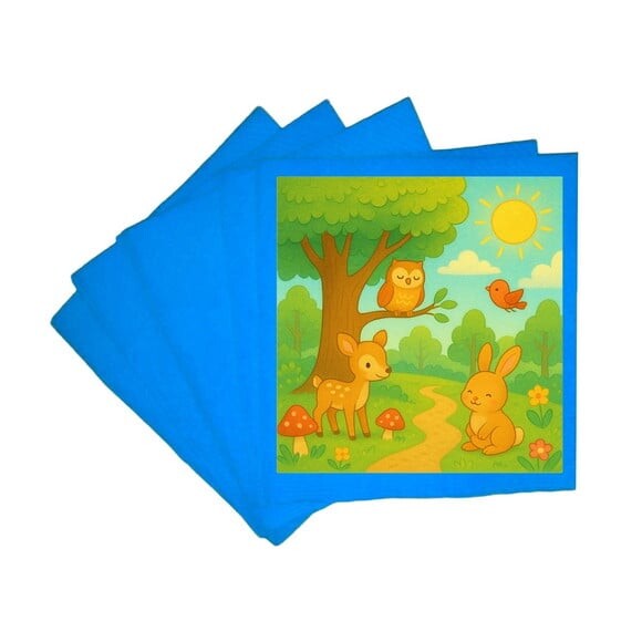 Guardanapo de Papel Personalizado Bosque Encantado
