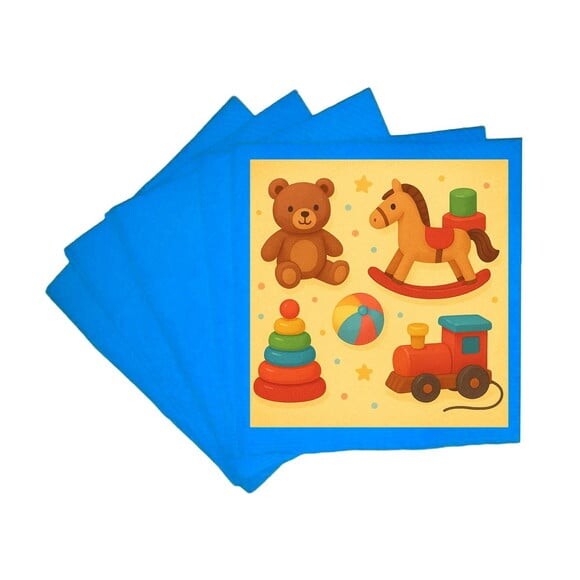 Guardanapo de Papel Personalizado Brinquedos Clássicos