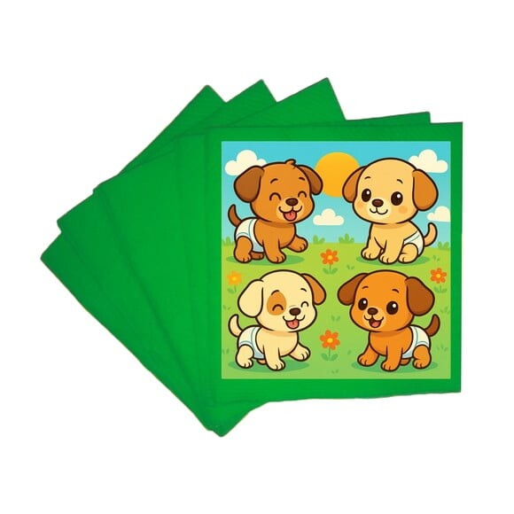 Guardanapo de Papel Personalizado Cachorrinhos Baby
