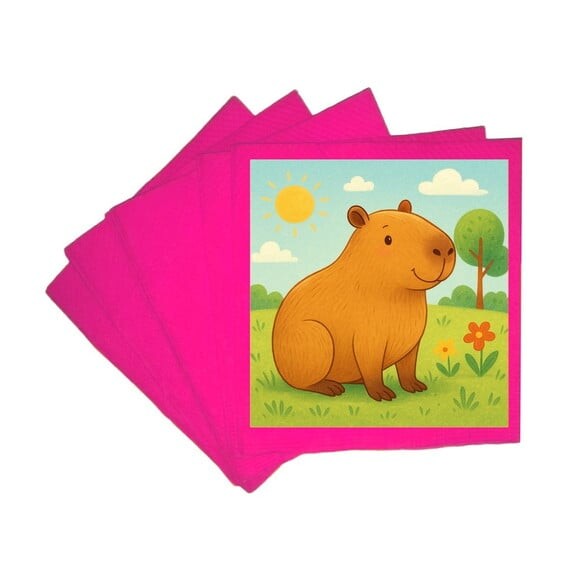 Guardanapo de Papel Personalizado Capivara