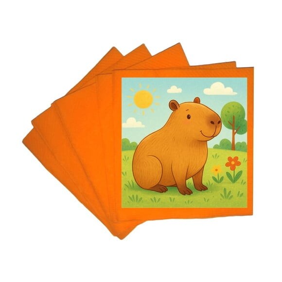 Guardanapo de Papel Personalizado Capivara