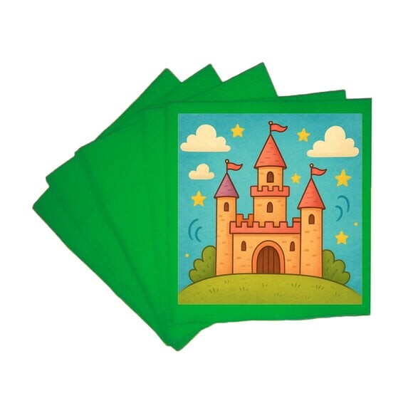 Guardanapo de Papel Personalizado Castelo Encantado