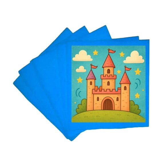 Guardanapo de Papel Personalizado Castelo Encantado