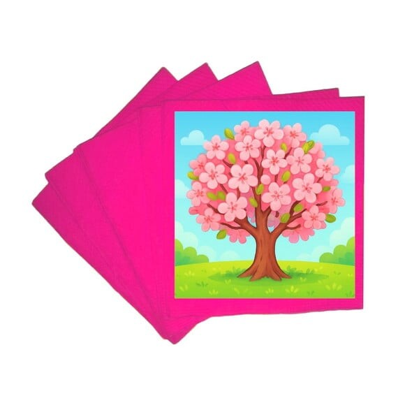 Guardanapo de Papel Personalizado Cerejeira