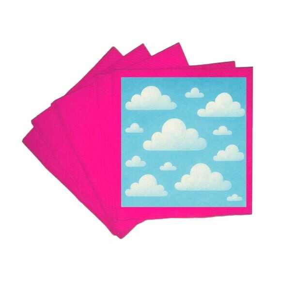Guardanapo de Papel Personalizado Céu Azul