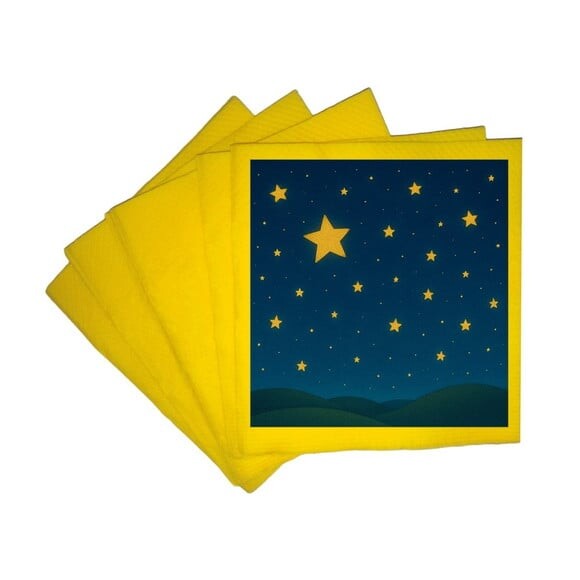 Guardanapo de Papel Personalizado Céu Estrelado