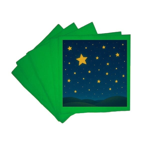 Guardanapo de Papel Personalizado Céu Estrelado