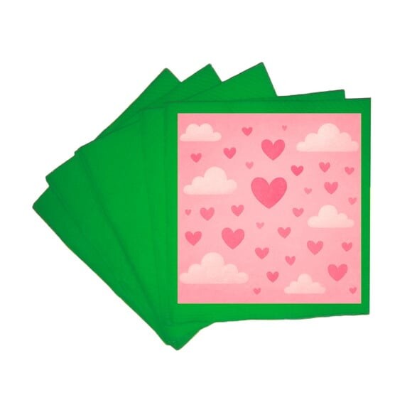 Guardanapo de Papel Personalizado Céu Rosa