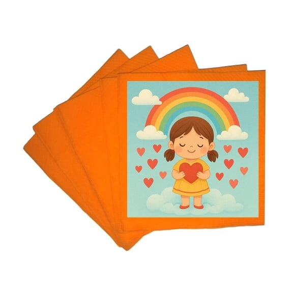 Guardanapo de Papel Personalizado Chuva de Amor