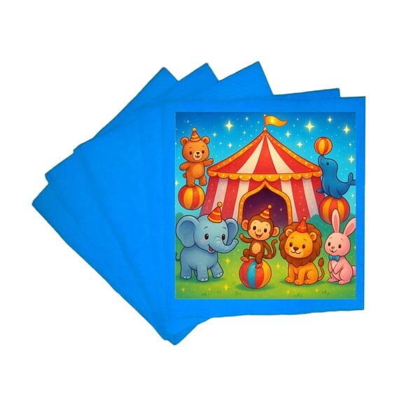 Guardanapo de Papel Personalizado Circo Encantado