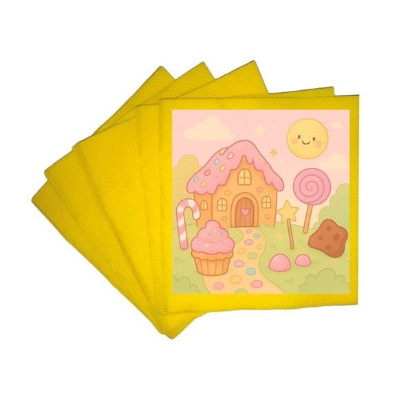 Guardanapo de Papel Personalizado Confeitaria Kids