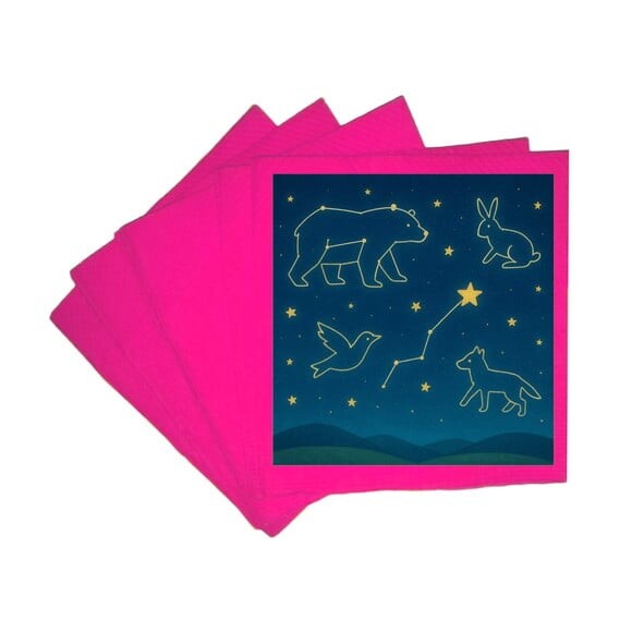 Guardanapo de Papel Personalizado Constelações