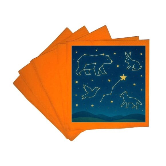 Guardanapo de Papel Personalizado Constelações