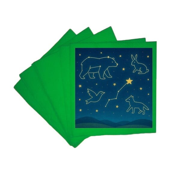 Guardanapo de Papel Personalizado Constelações