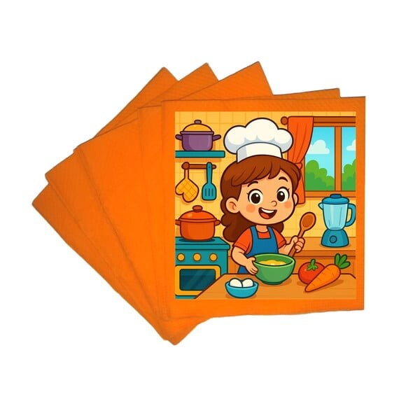 Guardanapo de Papel Personalizado Cozinha Kids
