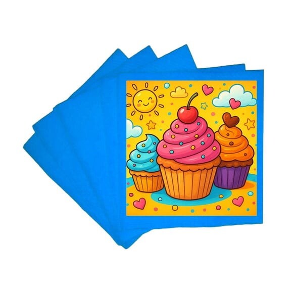 Guardanapo de Papel Personalizado Cupcakes