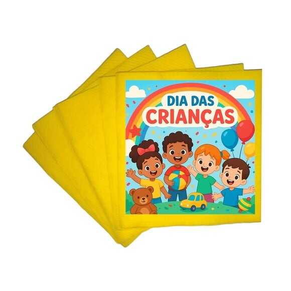 Guardanapo de Papel Personalizado Dia das Crianças