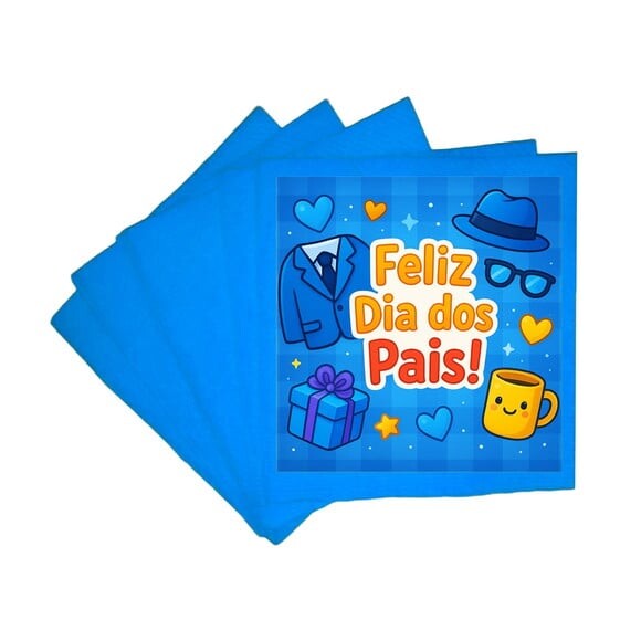 Guardanapo de Papel Personalizado Dia dos Pais