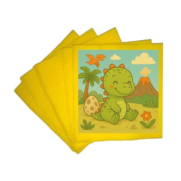 Guardanapo de Papel Personalizado Dinossauro Baby