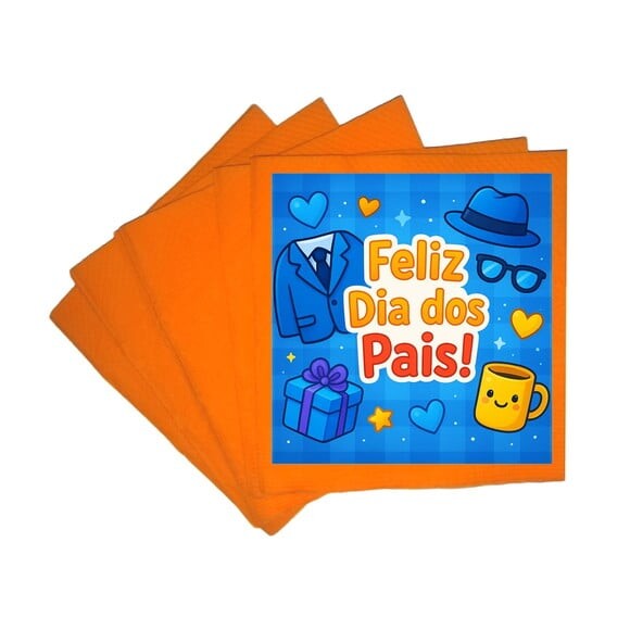 Guardanapo de Papel Personalizado Dia dos Pais