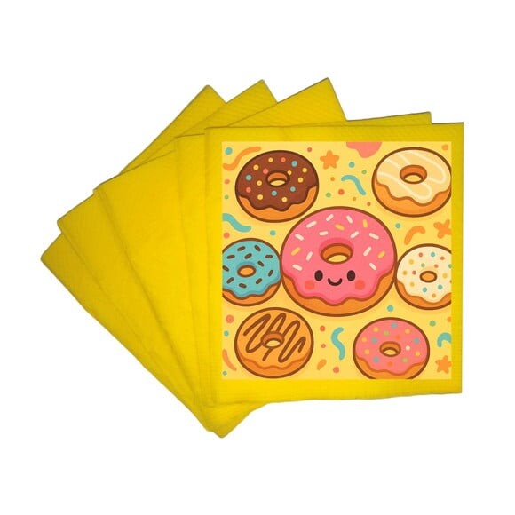 Guardanapo de Papel Personalizado Donuts