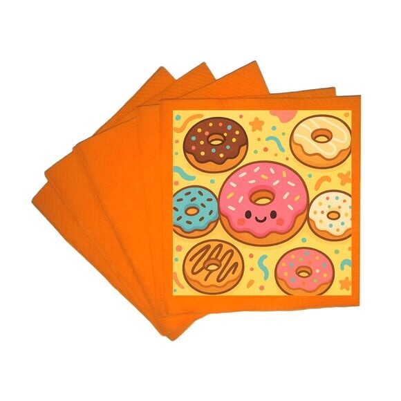 Guardanapo de Papel Personalizado Donuts