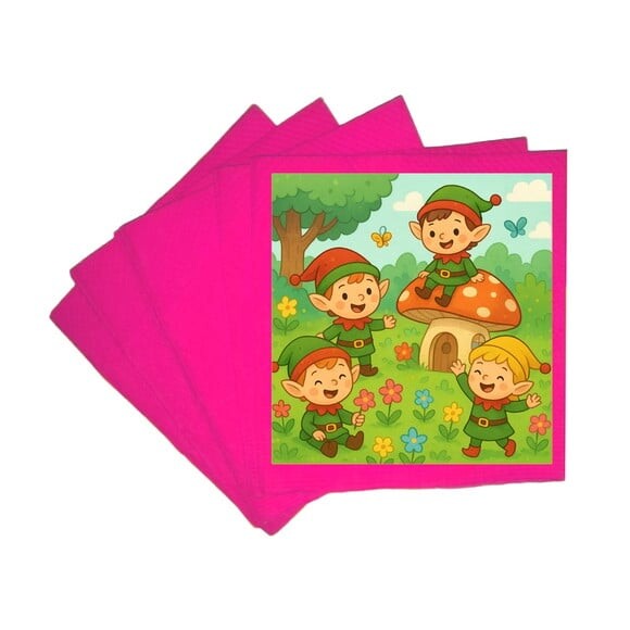 Guardanapo de Papel Personalizado Duendes