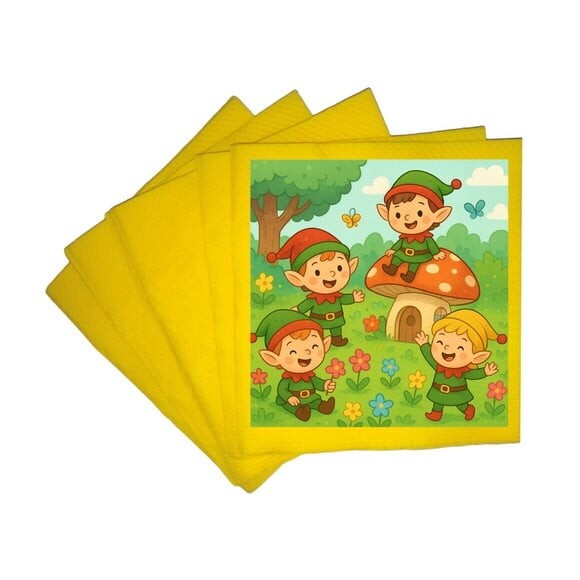 Guardanapo de Papel Personalizado Duendes