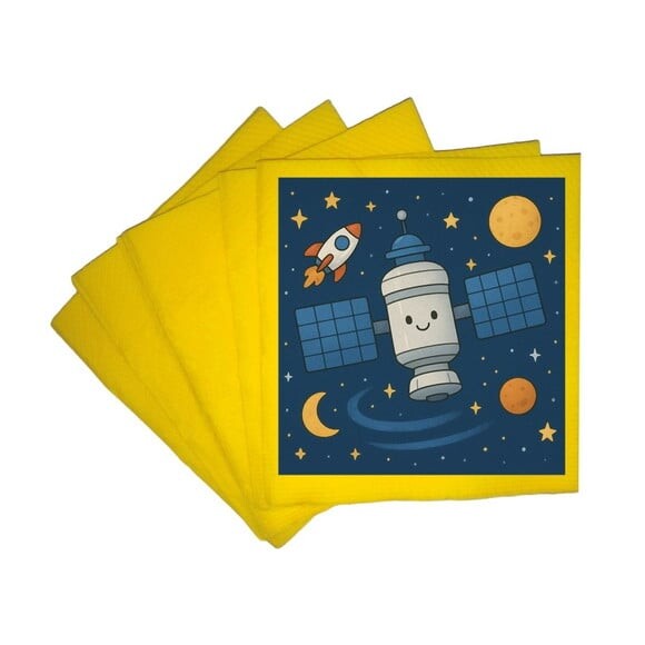 Guardanapo de Papel Personalizado Estação Espacial