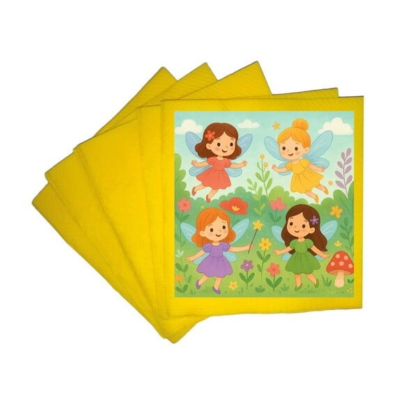 Guardanapo de Papel Personalizado Fadas