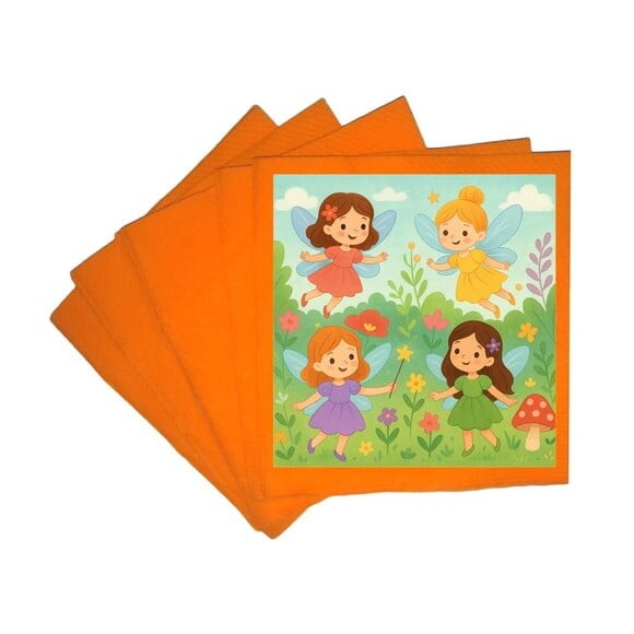 Guardanapo de Papel Personalizado Fadas